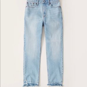 Abercrombie curve love high rise mom jeans 26